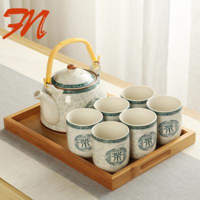 China Viable Chinese Ceramic Tea Set Tea Dyer Tea Cup Tea Infuser Set for sale