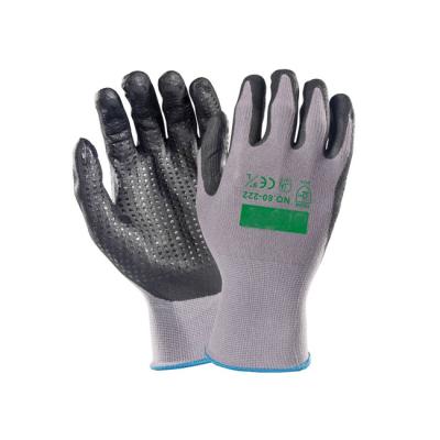 China EN388 CONSTRUCTION Foam Nitrile Safety Anti-Slip Working Gloves Hand Gloves For Construction Works for sale