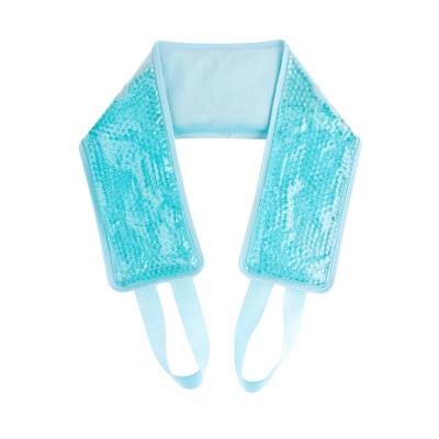 China Hot Cold Therapy Gel Bead Neck Pack Hot Cold Therapy Neck Pack Gel Chill Out Neck Ice Pack For Sprain Relief for sale