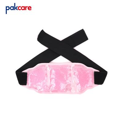 China Microwave Heating Reusable Home Based Pink Hot Packed Gel Pack For Low Back Pain Relief for sale