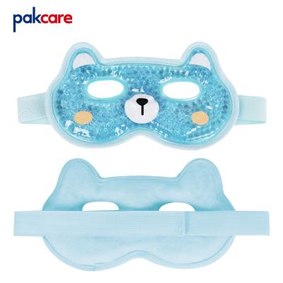 China Anti-puffiness Cute Animal Style Cooling Cat Eye Mask For Eye Dark Circle And Puffy Eyes for sale