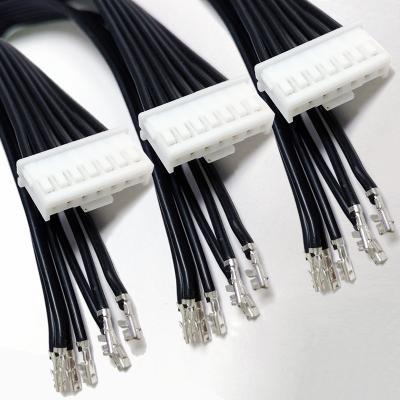 China New Energy Vehicles Custom Flat Cable JST XH RJ Shipping & Handling OHV 6 Pin Harness New Energy Vehicles Wires Customize OEM/ODM for sale