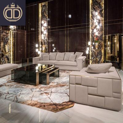 China Italian modern furniture corner divan luxury one corner furniture two three sofa luxury sofa set living room sofa set for sale