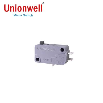 China 4.8*0.5mm Quick Connect Unionwell Mini Micro Limit Switch G5T16 Series Micro Switch Push Button For Home Appliance for sale