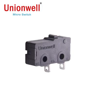 China Unionwell Auto Electronics 0.1A, 5A 10A 125/250V 25T125 G605 Series Miniature Micro Switch Gas Stoves Micro Switches for sale