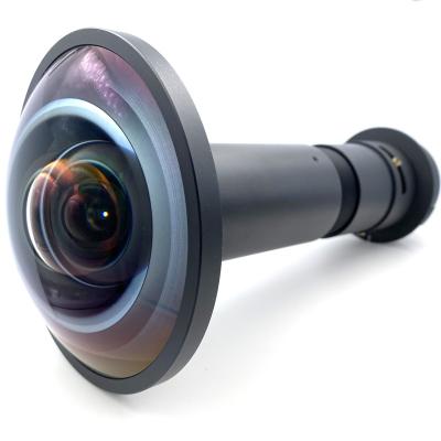 China A Optical 360 Degree Fisheye Lens For 3LCD Projector Suitable For Domes for sale