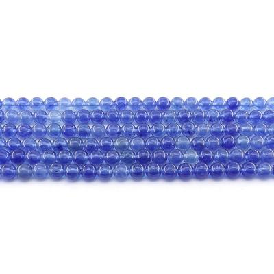 China For Jewelry Making Wholesale 4/6/8/10mm Blue Watermelon Stone Loose Gemstone Set Natural Stone Beads For Jewelry Making Sets for sale