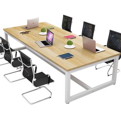 China Rectangle Long Office Furniture Meeting Room Table Design Office Conference Desks en venta