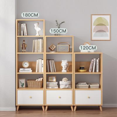 China Bookrack Home Study Room Black Wooden Bookshelf Book Shelf Luxury Modern Office Simple Bookcases zu verkaufen