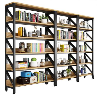 China Living Room Modern Book Store Furniture Home Bookshelves Wood MDF Display Rack Vintage Cabinet Bookcase Bookshelf Book Shelves for sale