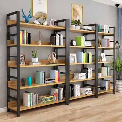 Κίνα High quality and cheap simple modular natural storage room furniture corner bookshelf bookcase With baffle προς πώληση