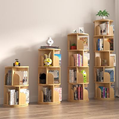 China Modern Wooden Bookcase Brown Storage MDF Book Shelf With Doors à venda