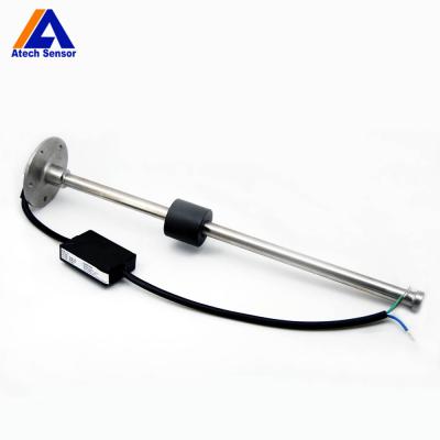 China ATECH High Accurate Level Sensor Fuel Level Gauge Float Fuel Level Meter Sensor For Oil Tank Resistor Outlet for sale