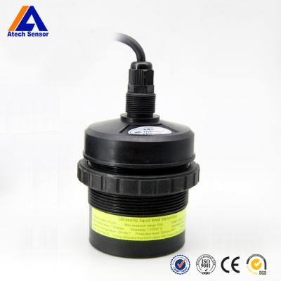 China High Frequency Ultrasonic PTFE Milk Liquid Fuel Water Level Sensor ip67 for sale