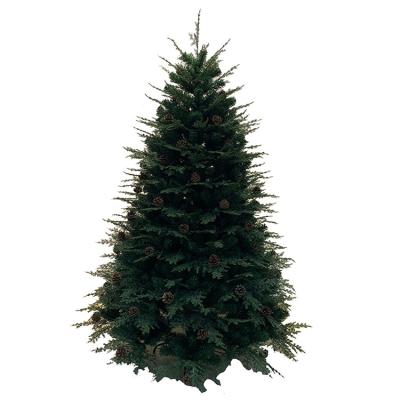 China Wholesale PVC Artificial Pe Decoration Morden Pine Cone Luxury Christmas Tree Mix for sale