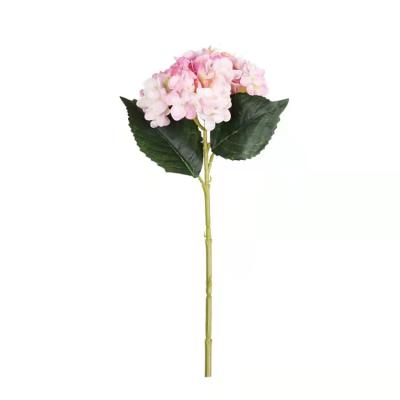 China Morden Wedding Decoration Single Stem Hydrangea Artificial Flowers for sale