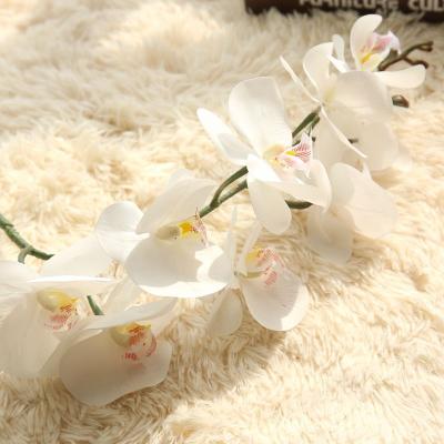 China Home Decoration Single Orchids Morden Stem Artificial Flowers for sale