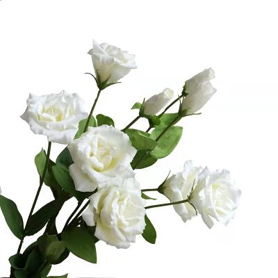 China Morden New Design Single Stem PU Rose Artificial Flower for sale