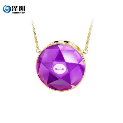 China Top Grade Crystal Quality Best Selling Products Negative Ion Generator Ionizer Necklace for sale