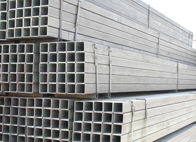 China 30*30 20*30 Tubo de ferro galvanizado Tubos retangulares galvanizados para máquinas à venda