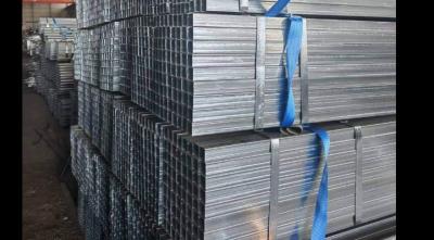 China 50x50mm Black Rectangular Iron Tube 3.0mm Thickness Hot Dipped Galvanized Square Tube for sale