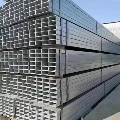 中国 Gi square rectangular pipe 25 x 25 x 2 galvanised square tube 1.5 inch steel pipe galvanized 販売のため