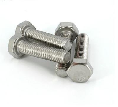 China Stainless Steel Stainless Steel Hex Bolts Stainless Steel 304 316 M 6 M 8 M 10m 24 DIN 933 for sale