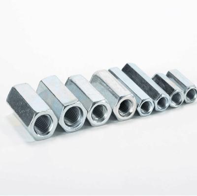 China Heavy Industry Hexagon Nut Long Carton Steel Joint Connector Nut for sale