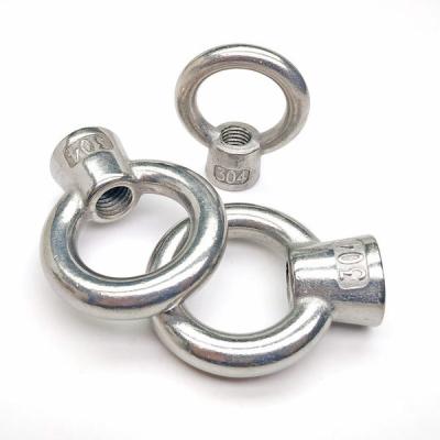 China High Quality Stainless Steel Carbon Steel Eye Nut DIN 582 Stainless Steel 304 316 M 8 M 10 for sale