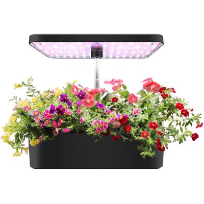 China SHENPU Modern Personal Lazy Smart Garden Kit Electronic Intelligent Flower Pot With LED Lamp for sale