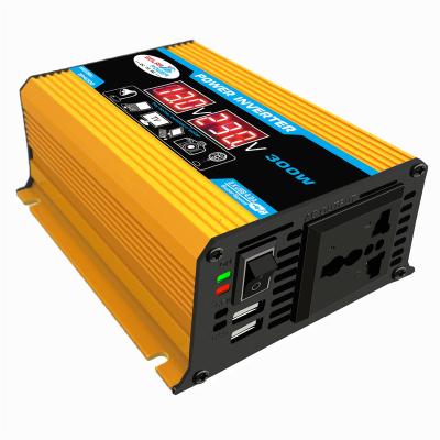 China SHENPU 300Watt Inverter 12V With General Charger Plug 110V Car Inverter 200*112*56mm for sale