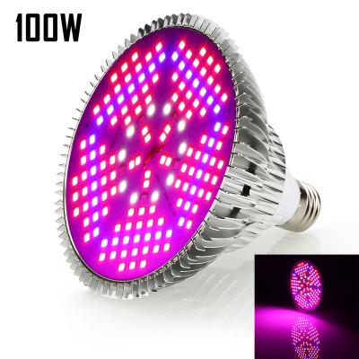 China Seed Starting 100W Led Grow Light Bulb Full Spectrum Plant Light Bulb With 150 LEDs For Indoor Plants E26/E27 Socket for sale