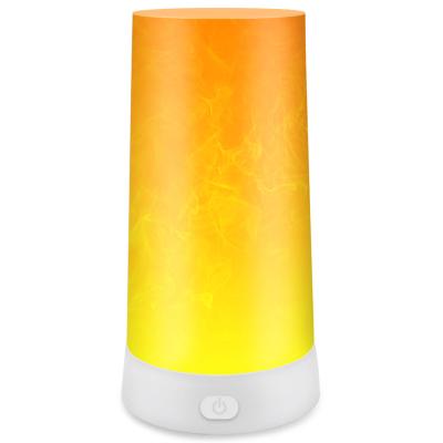 China Modern New Design Flame Effect Lamp 5V Lithium DC Battery Operated SHENPU Table LED Night Light for sale