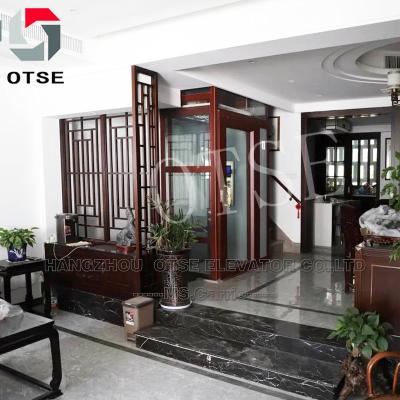 China 250/320/400kgs Stable Elevator Residential Villa Elevator Home House Elevator Panoramic Glass Elevator for sale