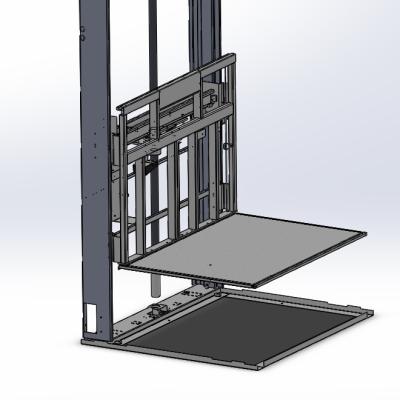 China Residential Elevators 400kg Platform Home Elevator Screw Platform Home Elevator for sale