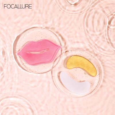 China Crystal Collagen Dark Anti Wrinkle Dark Circles Gold FOCALLURE Mask Eye Patch Anti Aging Facial Eye Mask for sale