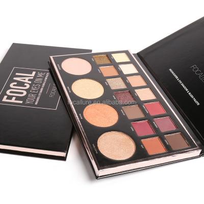 China Waterproof Focallure Most Popular Product In Asia Big Eyes 18 Color Eyeshadow Makeup Palette for sale