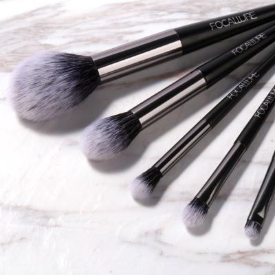 China Other Low Price 6pcs Focallure Cosmetic Fiber Hair Facial Makeup Brush Best China Professional Manufacturers for sale