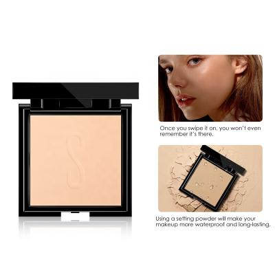 China Natural Stagenius Finish Flawless Makeup Ultra Smooth Pressed Powder for sale