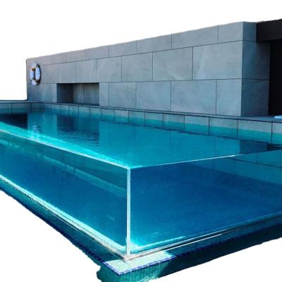 China Signage 12000*3000 Pool Window Panels Aquarium Clear Acrylic Material Wide Perspex Glass Sheet for sale