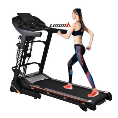 China Lijiujia Folding 2.0HP Home Electric DC Motor 120 Kg Commercial Gym Equipment Motorized Treadmill Home Gym Machine for sale