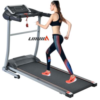 China Mini Heart Rate Fitness Monitor Lijiujia Incline Manual Home Gym Machine Home Electric Easy Treadmill 3 Levels for sale