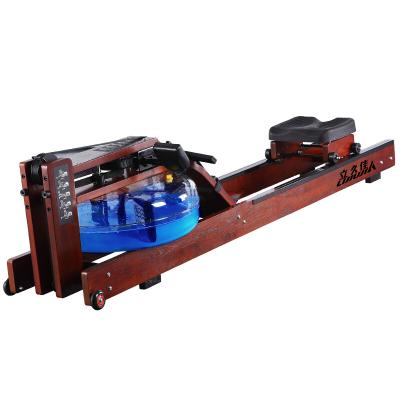 China New Lijiujia Fitness Gym Equipment Water Rowing Machine Wooden Rowing Machine for sale