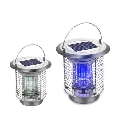 China Led Outdoor Camping Multifunctional Electronic Insect Trap Rechargeable Mosquito Killer Lamp Solar Bug Zapper en venta