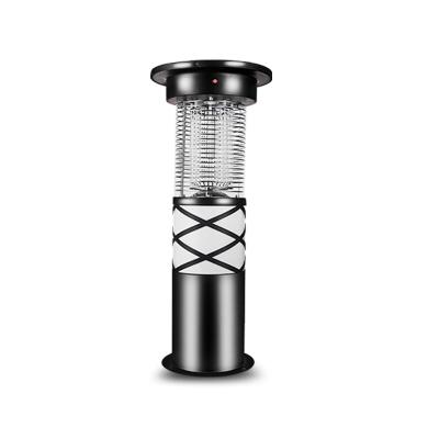 China Led 2in1 Solar Power Outdoor Camping Multifunctional Electronic Insect Trap Rechargeable Bug Zapper Mosquito Killer Lamp for sale