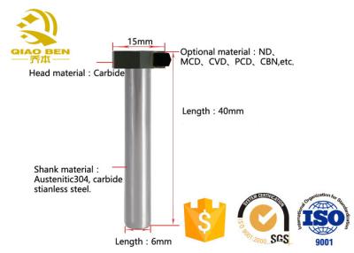 China El torno inclinado diamante de las herramientas de corte del diamante del CNC Polycrystaline equipa D4-D20 milímetro en venta