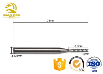 China Stainless Steel Rounded Edge End Mill 3 Flute Carbide End Mills Anti - Breakage Edge for sale