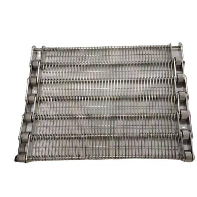 China Corrosion Resistance Heat Resistant Eye Link Conveyor Belt For Conveyors / Stainless Steel Mesh Revolving Conveyor Belt for sale