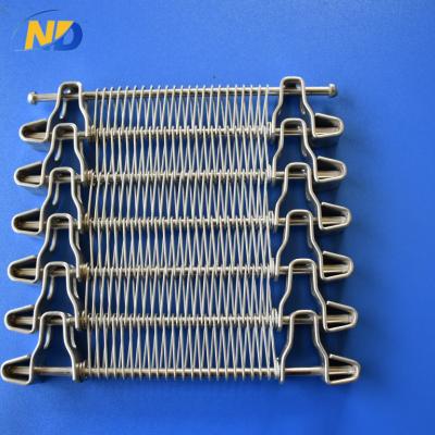 China food & Beverage Plant Spiral Wire Mesh Conveyor Belt for Food and Beverage Plant for sale