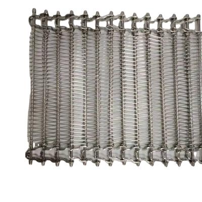 China Corrosion Resistance Heat Resistant Tunnel Freezer Spiral Wire Mesh Conveyor Belt for sale